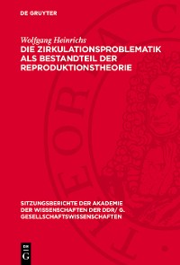 Cover Die Zirkulationsproblematik als Bestandteil der Reproduktionstheorie