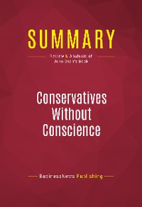 Cover Summary: Conservatives Without Conscience