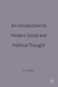 Cover Introduction to Modern Social and Political Thought