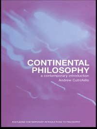 Cover Continental Philosophy