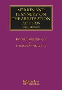 Cover Merkin and Flannery on the Arbitration Act 1996