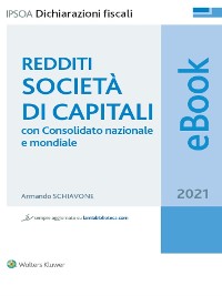 Cover Redditi società di capitali, con Consolidato nazionale e mondiale 2021