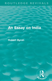 Cover Essay on India (Routledge Revivals)