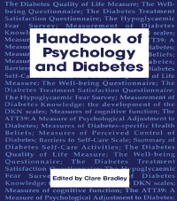 Cover Handbook of Psychology and Diabetes