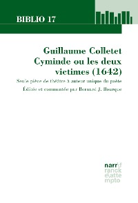 Cover Guillaume Colletet. Cyminde ou les deux victimes (1642)