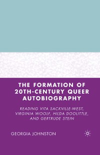 Cover The Formation of 20th-Century Queer Autobiography
