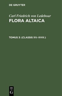 Cover (Classis XV.–XVIII.)
