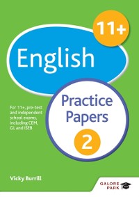 Cover 11+ English Practice Papers 2