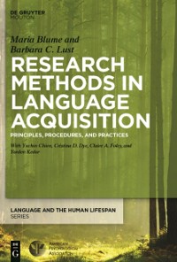 Cover Research Methods in Language Acquisition