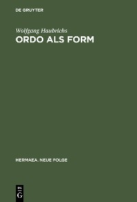 Cover Ordo als Form