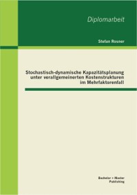 Cover Stochastisch-dynamische Kapazitätsplanung unter verallgemeinerten Kostenstrukturen im Mehrfaktorenfall