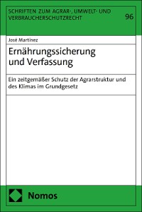 Cover Ernährungssicherung und Verfassung