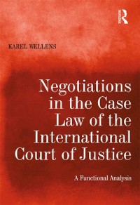 Cover Negotiations in the Case Law of the International Court of Justice