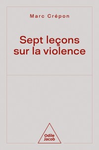 Cover Sept leçons sur la violence