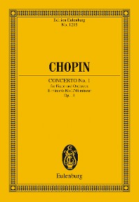 Cover Piano Concerto No. 1 E minor