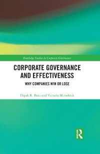 Cover Corporate Governance and Effectiveness