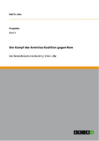 Cover Der Kampf der Arminius-Koalition gegen Rom