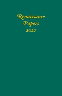 Cover Renaissance Papers 2022