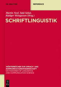 Cover Schriftlinguistik