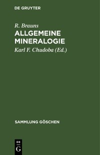 Cover Allgemeine Mineralogie