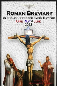 Cover The Roman Breviary in English, in Order, Every Day for April, May, June 2022