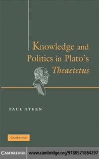 Cover Knowledge and Politics in Plato's Theaetetus