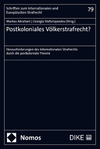 Cover Postkoloniales Völkerstrafrecht?