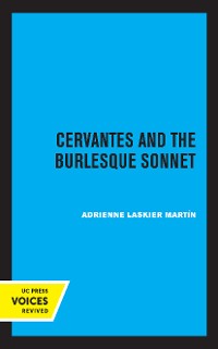 Cover Cervantes and the Burlesque Sonnet