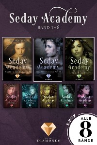 Cover Sammelband der romantischen Fantasy-Serie »Seday Academy« Band 1-8 (Seday Academy)