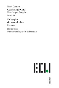 Cover Philosophie der symbolischen Formen. Dritter Teil