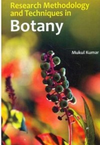 Cover Research Methodology And Techniques In Botany