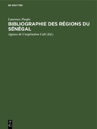 Cover Bibliographie des Régions du Sénégal