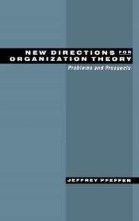 Cover New Directions for Organization Theory