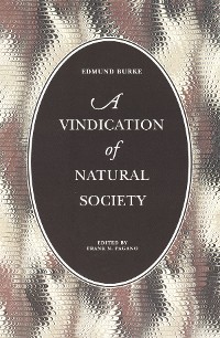 Cover A Vindication of Natural Society