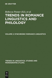 Cover Synchronic Romance Linguistics