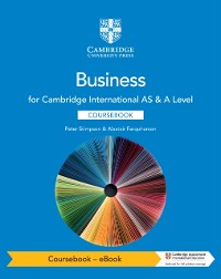 Cover Cambridge International AS & A Level Business Coursebook - eBook