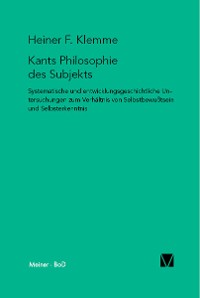 Cover Kants Philosophie des Subjekts