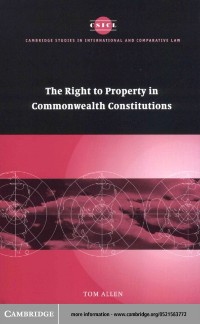 Cover Right to Property in Commonwealth Constitutions