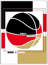 Cover Schwarz Basketball Gold