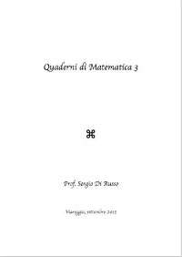 Cover Quaderni di matematica 3