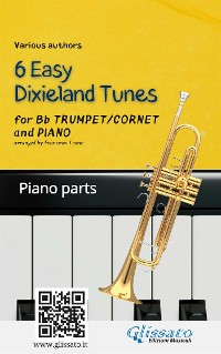 Cover Trumpet & Piano "6 Easy Dixieland Tunes" piano parts