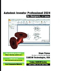 Cover Autodesk Inventor Professional 2024 for Designers, 24th Edition