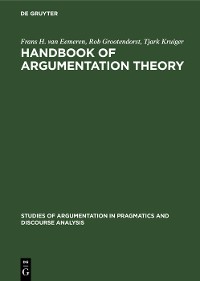 Cover Handbook of Argumentation Theory