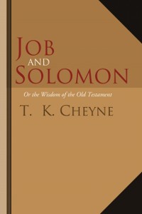 Cover Job and Solomon