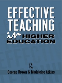 Cover Effective Teaching in Higher Education