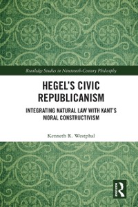 Cover Hegel's Civic Republicanism