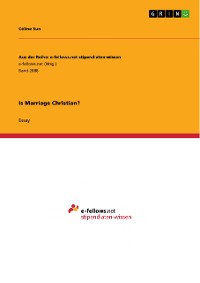 Cover Is Marriage Christian?