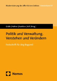 Cover Politik und Verwaltung. Verstehen und Verändern