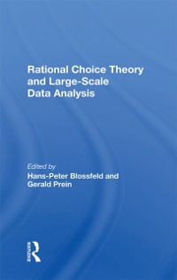 Cover Rational Choice Theory And Large-Scale Data Analysis