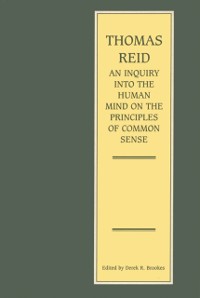 Cover Inquiry into the Human Mind on the Principles of Common Sense